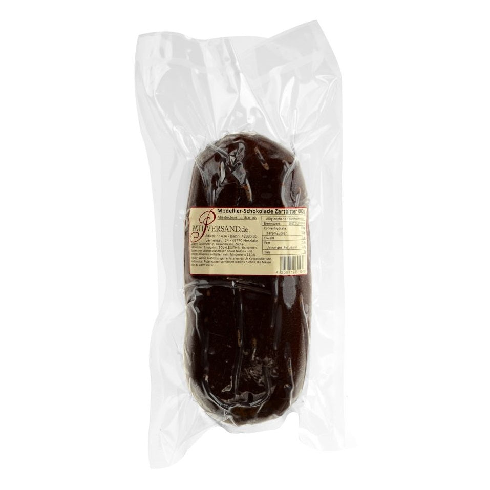 Modellier-Schokolade Zartbitter 600g