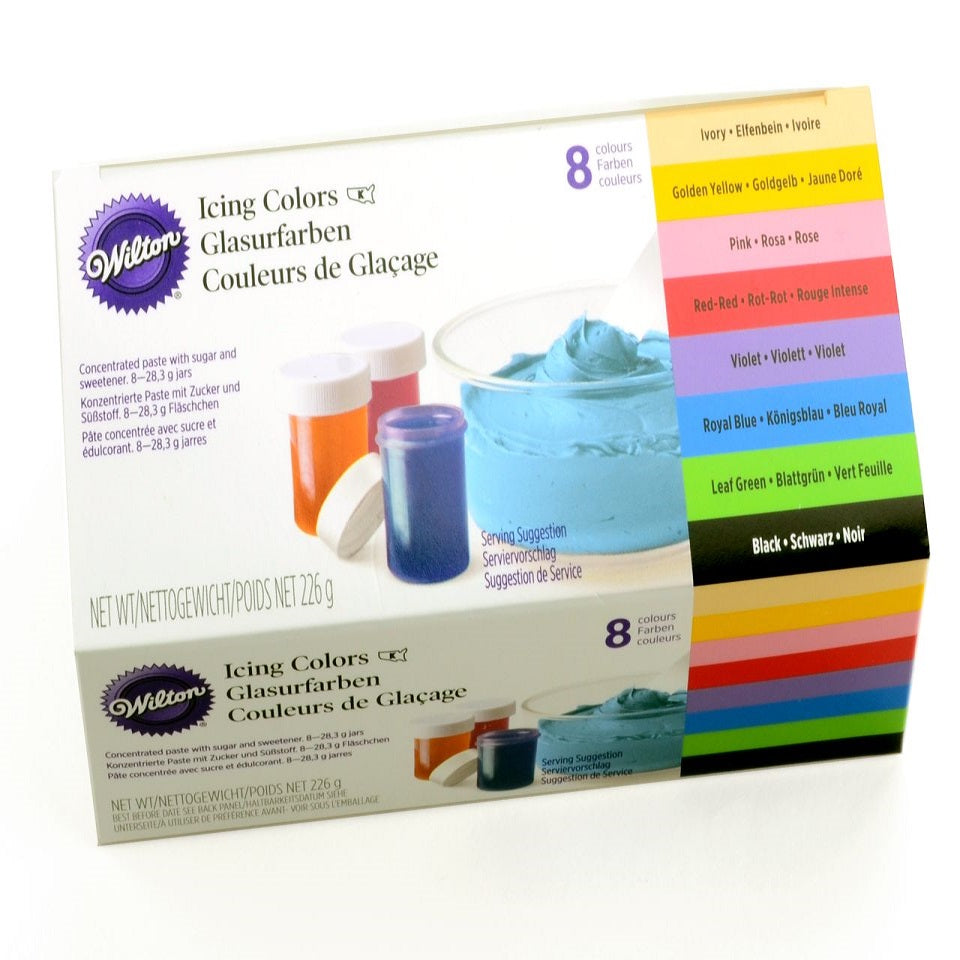 Wilton Icing Pastenfarbe 8x28g