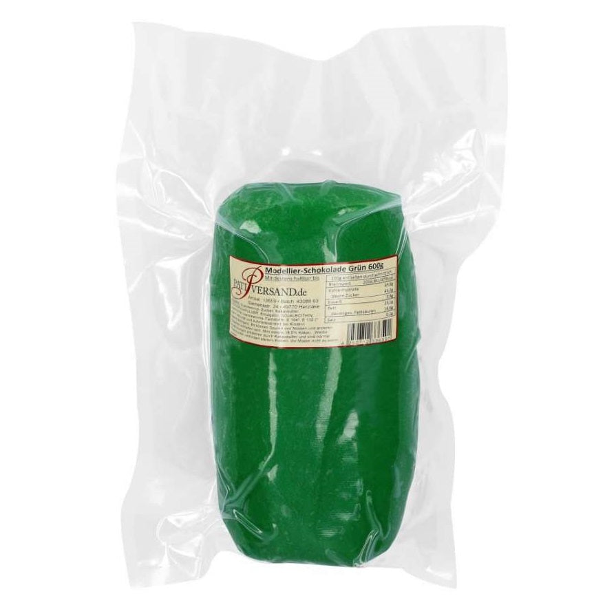 Modellier-Schokolade Grün 600g