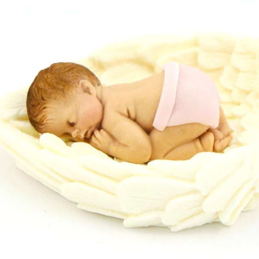 Fondant Baby Girl auf Flügeln