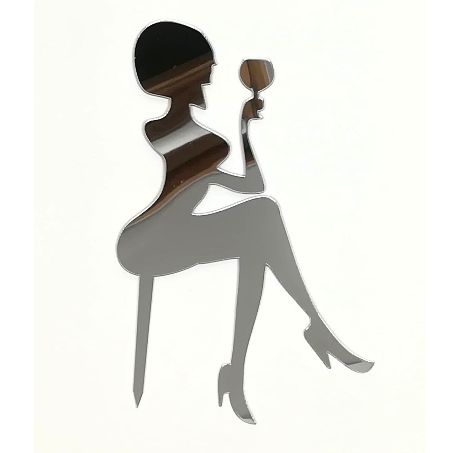 Sitzende Frau / Kuchenstecker