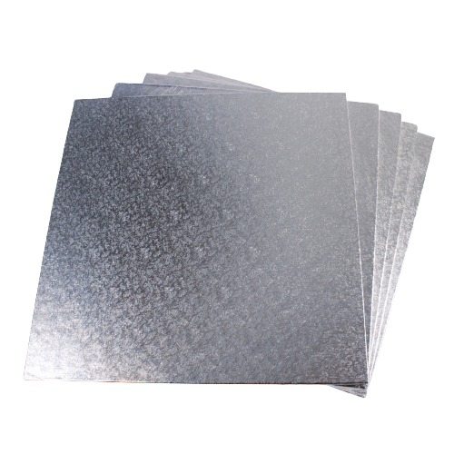 Cakeboard 40x40cm 12mm silber