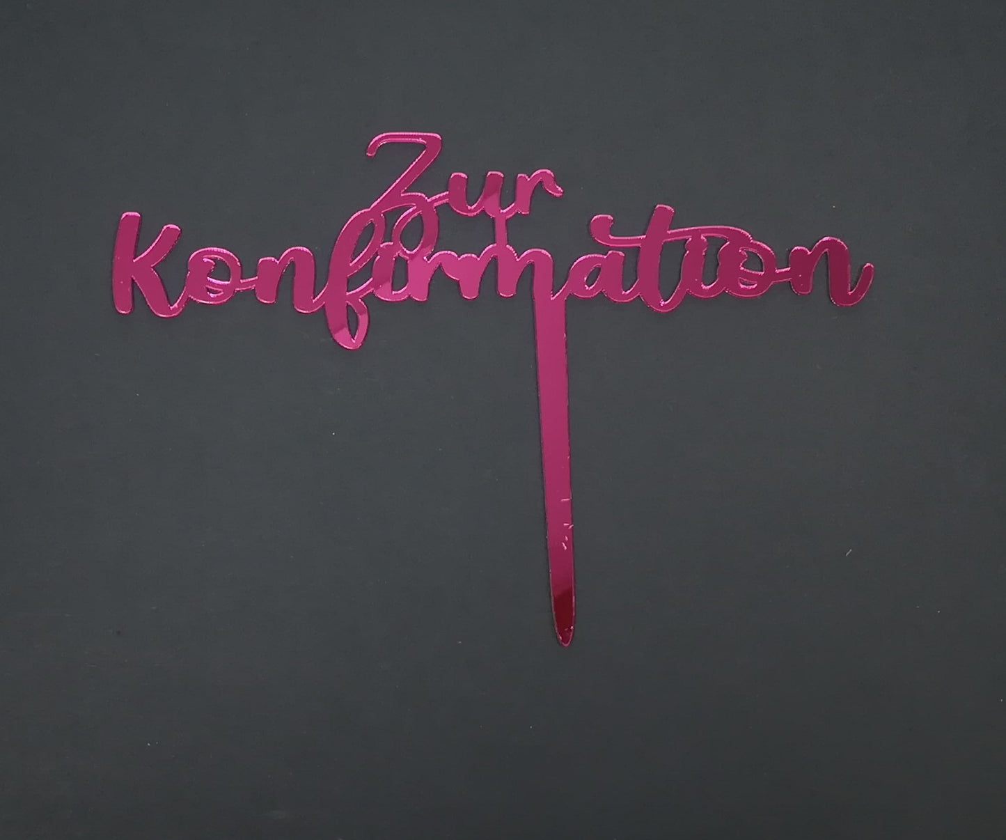 Zur Konfirmation / Kuchenstecker