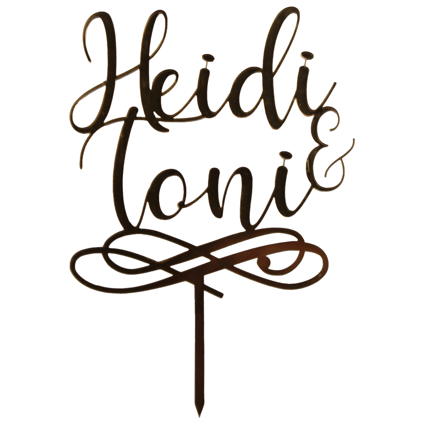 Groß / Personalisierter Caketopper bis 35cm / Acryl