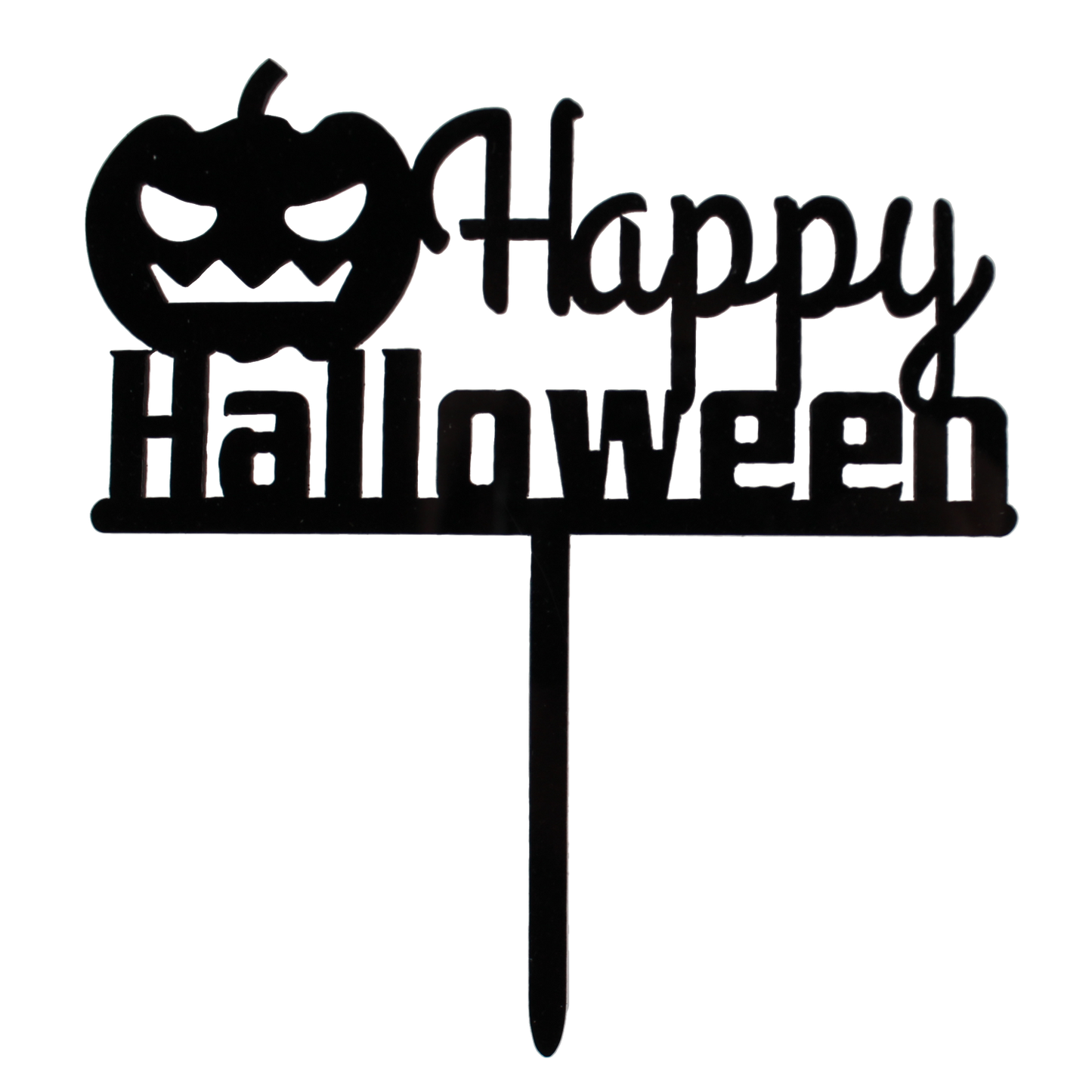 Happy Halloween Kürbis Caketopper Kuchenstecker