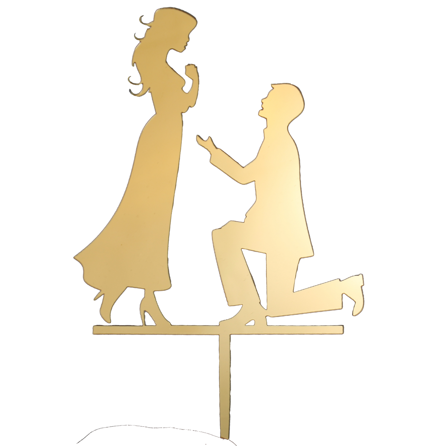 Hochzeitsantrag Caketopper / Kuchenstecker