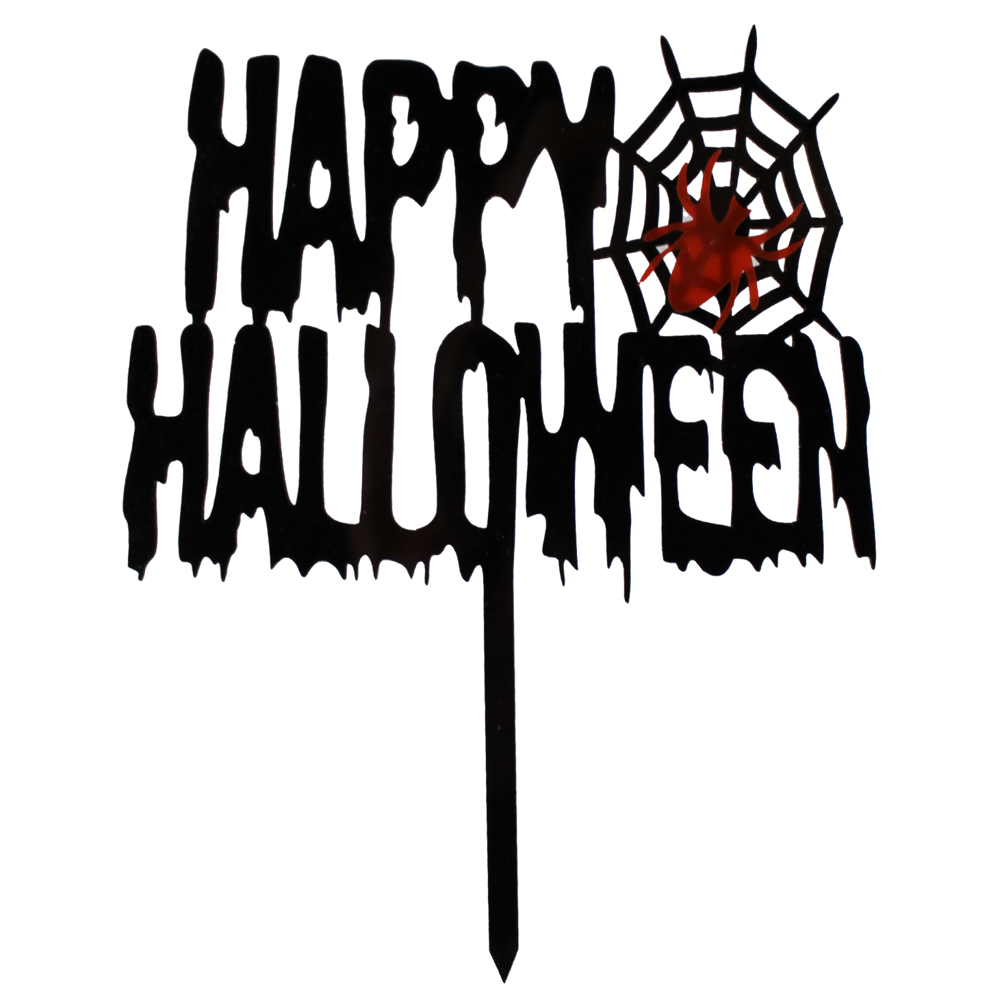 Halloween Spinnennetz 1 Caketopper Kuchenstecker