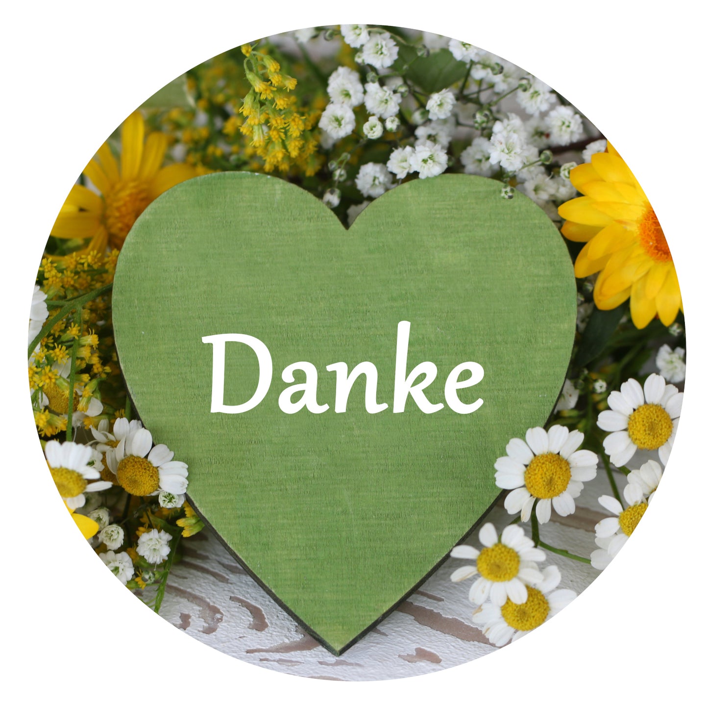 Danke Fondantpapier Aufleger