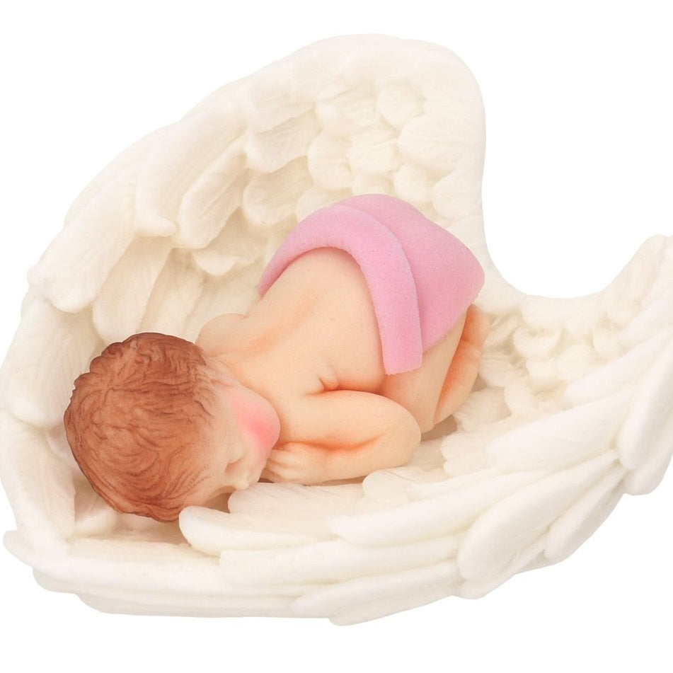 Fondant Baby Girl auf Flügeln