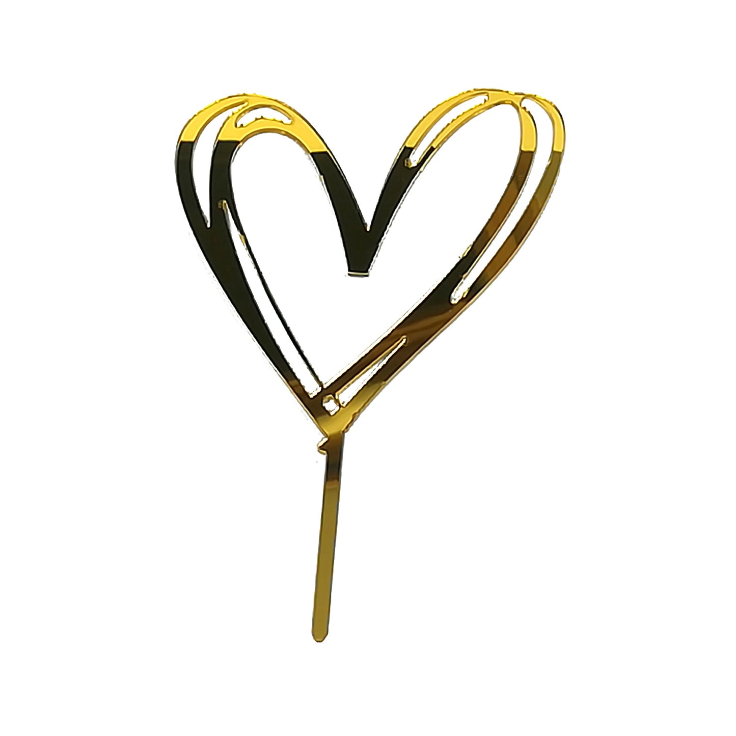 Doppelherz Liebe / Kuchenstecker