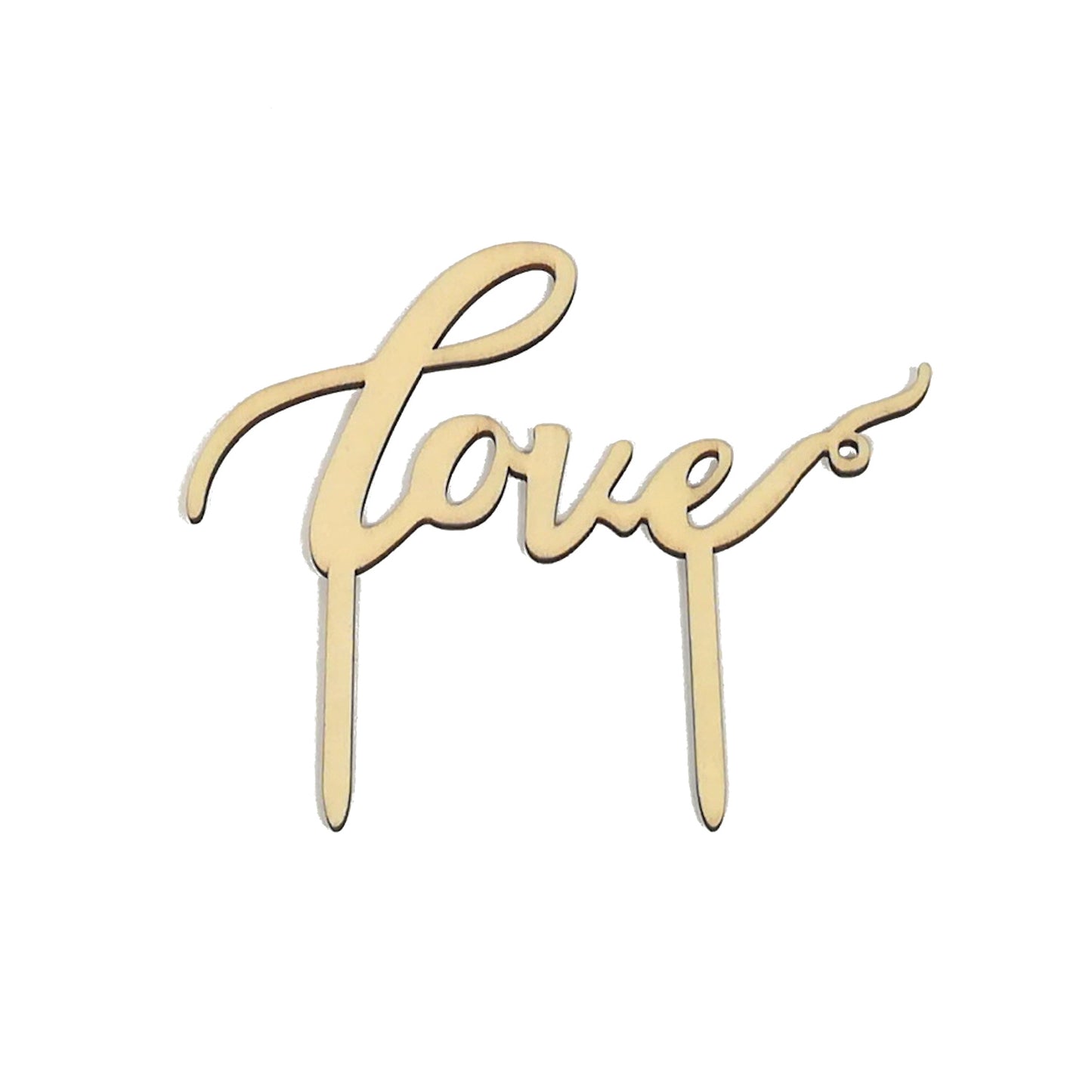 love, Schriftzug aus Holz