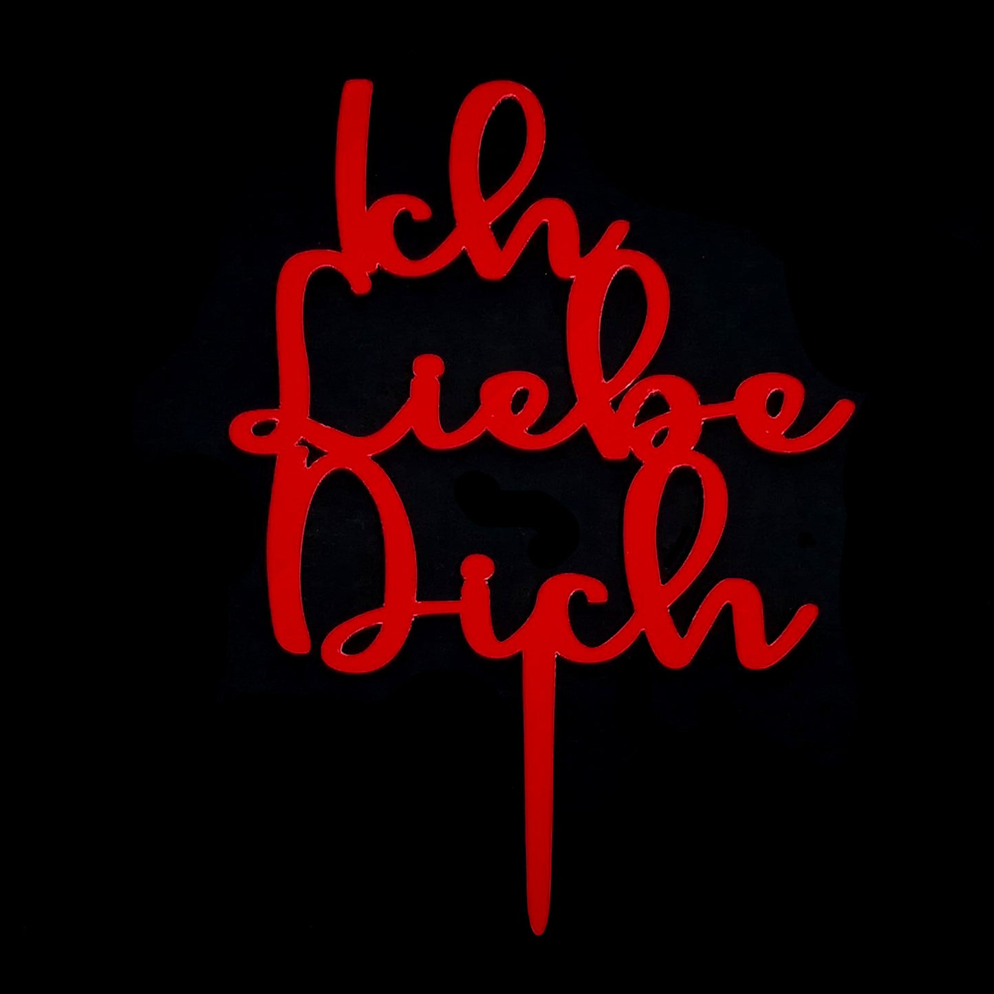 Ich liebe Dich / Kuchenstecker