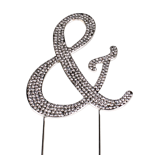 Buchstabe & groß silber Sonderzeichen