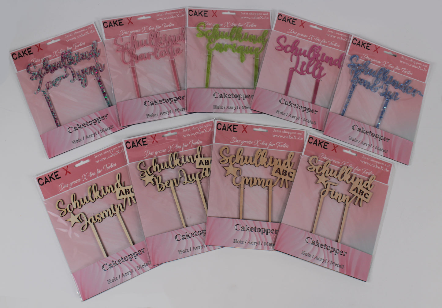 Personalisierte Schulkind Caketopper