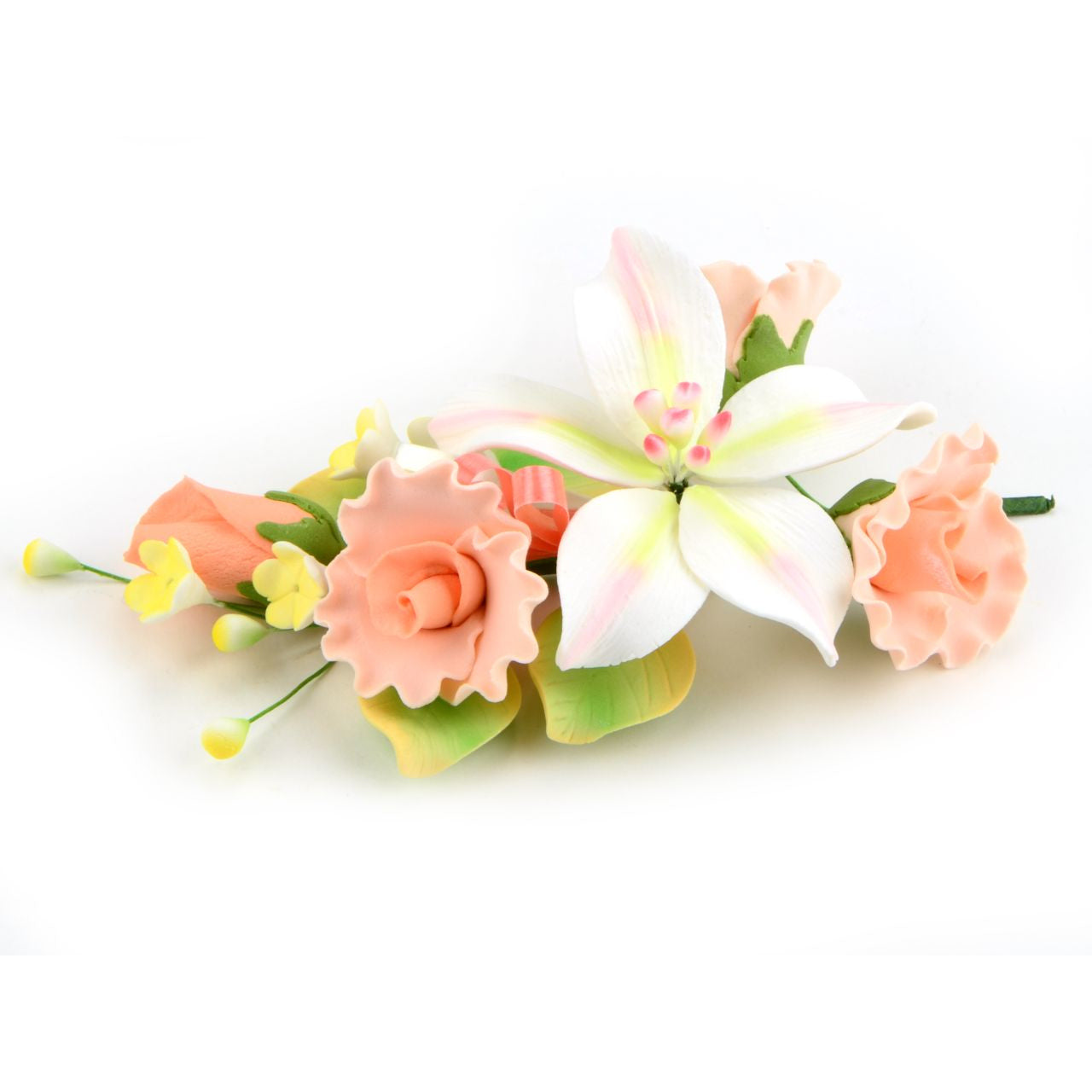Feinzucker Bouquet Curly Rose Freesia ca 21cm