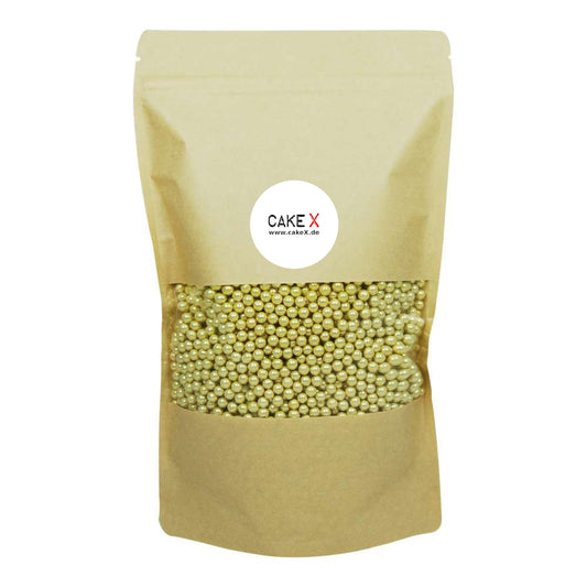 Zuckerperlen 7mm 500g gold