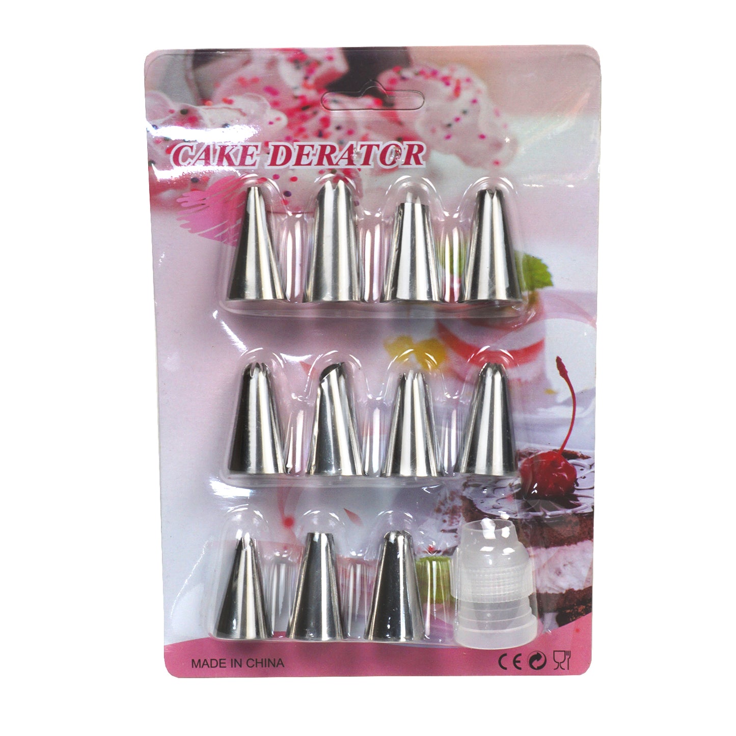 Spritztüllen Set 12 teilig mit Adapter