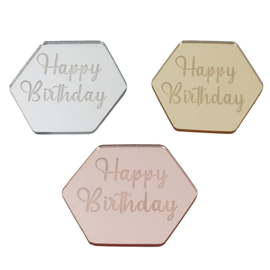 Seitentopper "Happy Birthday" – 6eck Charms