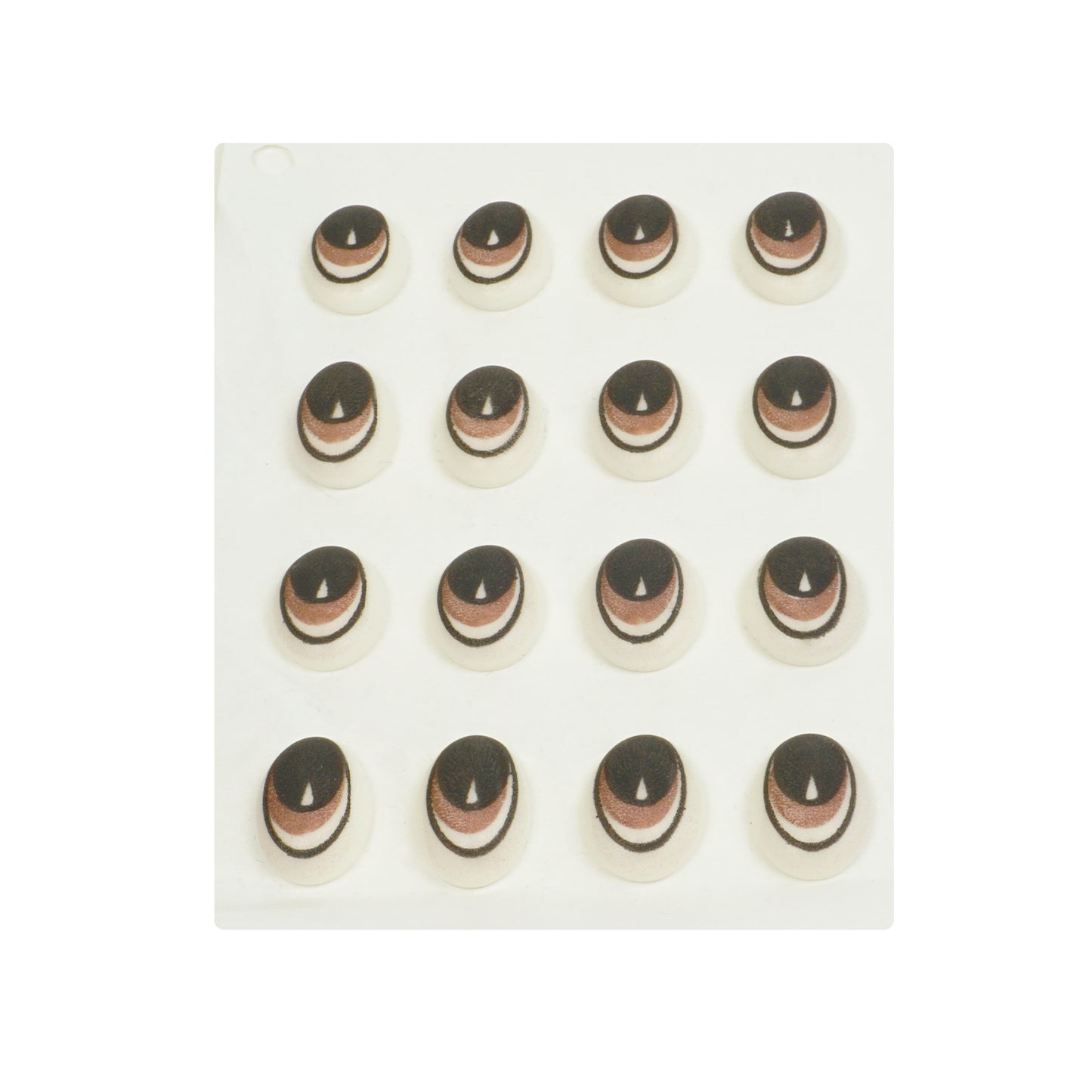 Augen Groß Zucker 16 Stück / Blau / Gelb / Braun / Grün