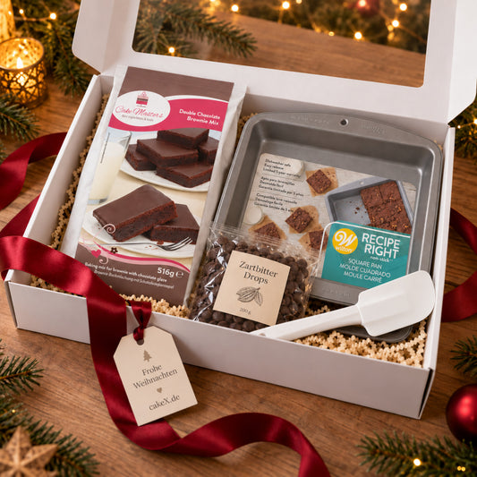 Brownie Backset als Geschenkbox – Süße Weihnachtsüberraschung
