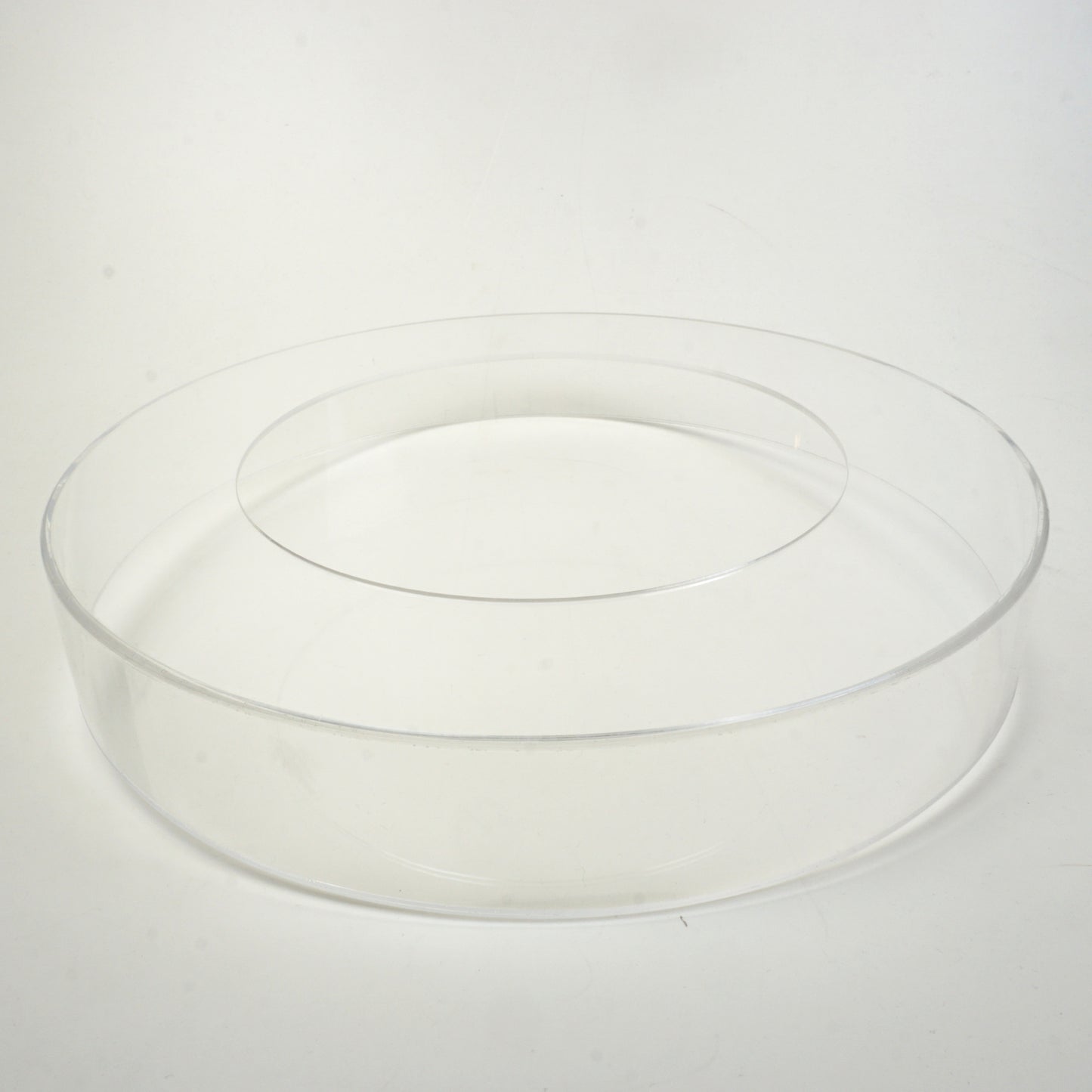 Durchsichtiger Tortendummy Durchmesser 30cm Höhe 5cm Tortentrenner Acryl