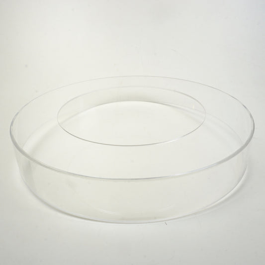 Durchsichtiger Tortendummy Durchmesser 30cm Höhe 5cm Tortentrenner Acryl