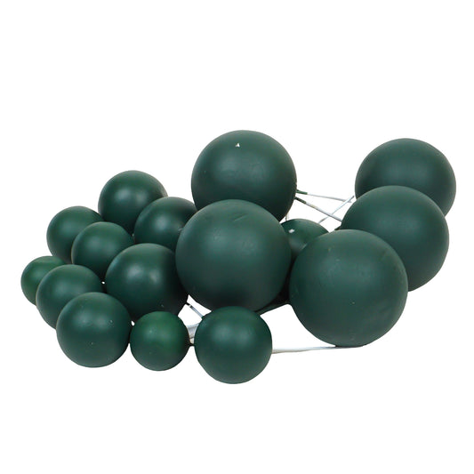 Deko Kugeln Set dunkelgrün ( 20 Stück )