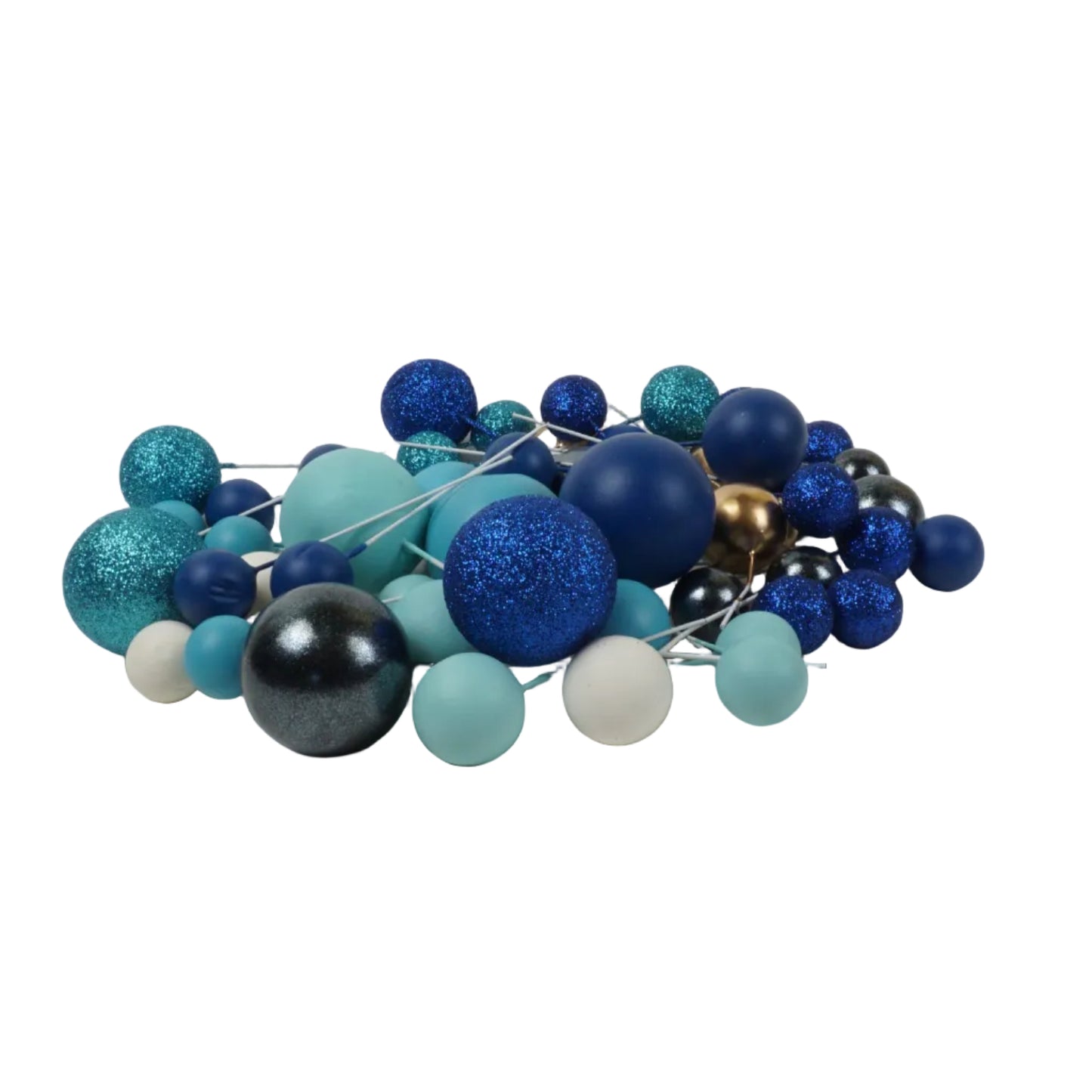 Deko Kugeln Set Blau Mix (20 Stück) – Blau-Ambiente / 2