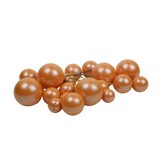 Deko Kugeln Set grün Perlmutt ( 20 Stück ) 