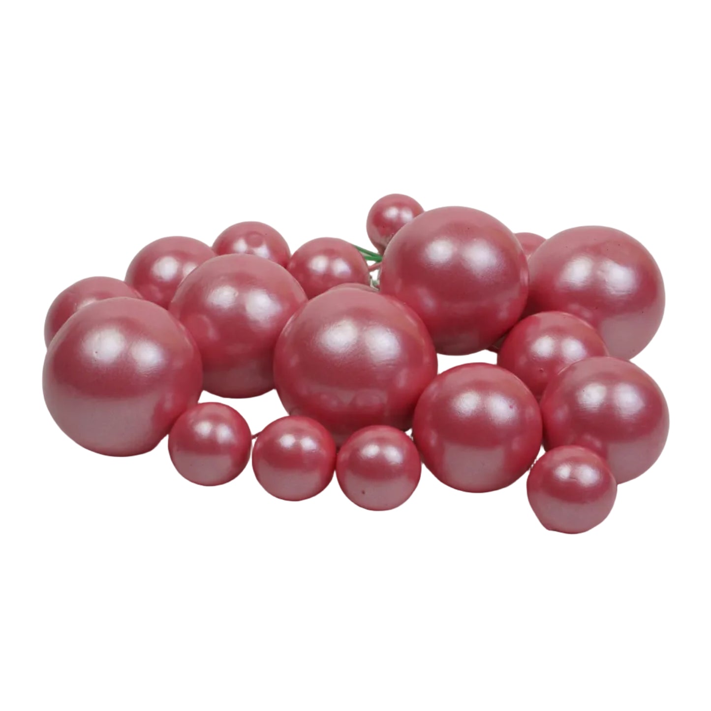 Deko Kugeln Set schwarz pink ( 20 Stück )