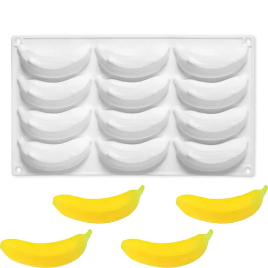 Silikonform Banane 12er im Cedric Grolet Style