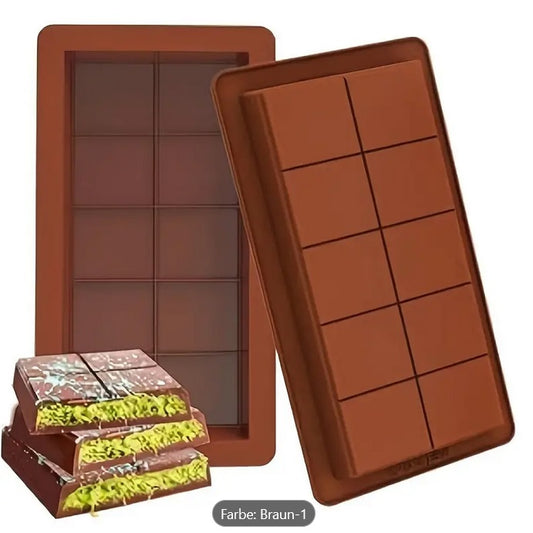 Silikonform Schokoladentafel tief ( Für Dubai Schokolade geeignet )