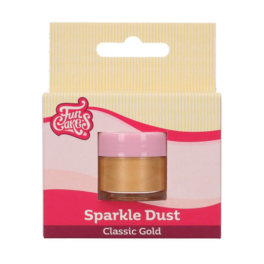 FunCakes Colour Sparkle Dust Classic Gold