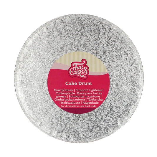 Cakeboard 20m 12mm silber