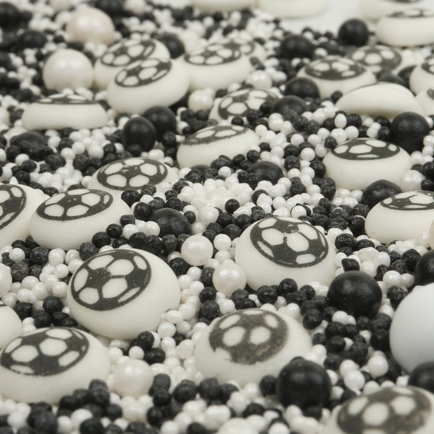 Fussball Schwarz Weiss details