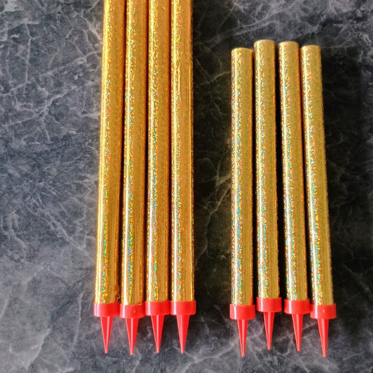 Gold-Sprühfontaine Tortenfontaine 90Sek 120Sek