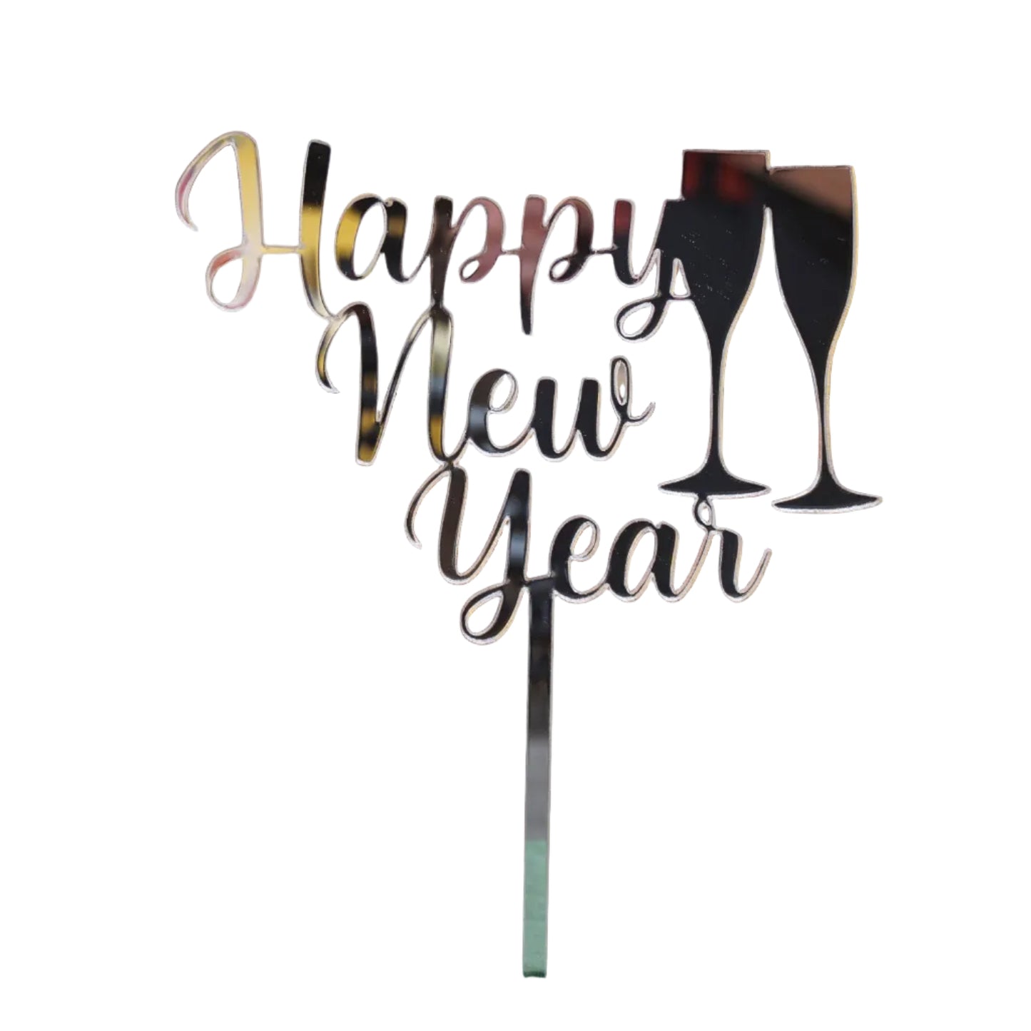 Happy New Year Silber