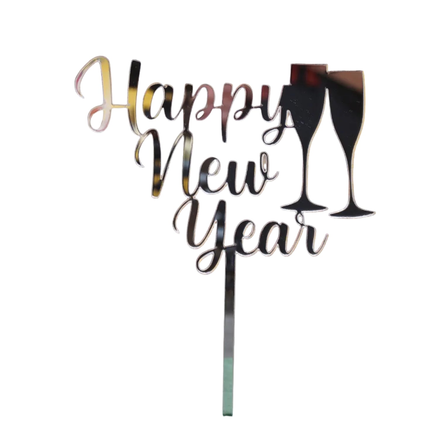 Happy New Year Silber