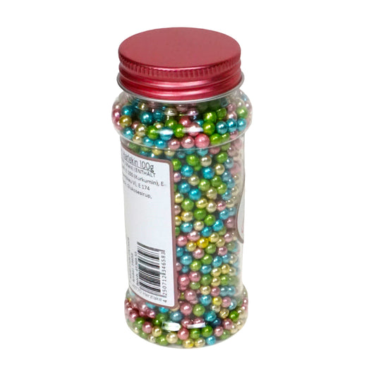 Sprinkles Metallic-Perlen Harlekin 100g