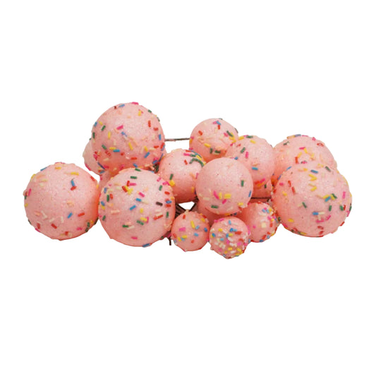 Kugeln rosa Streusel / Bild 1