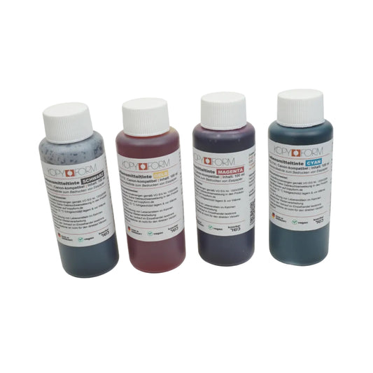 Lebensmittelfarbe für Canon Drucker 4er Set