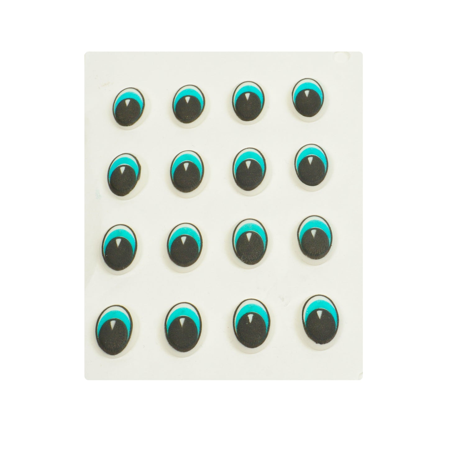 Augen Groß Zucker 16 Stück / Blau / Gelb / Braun / Grün