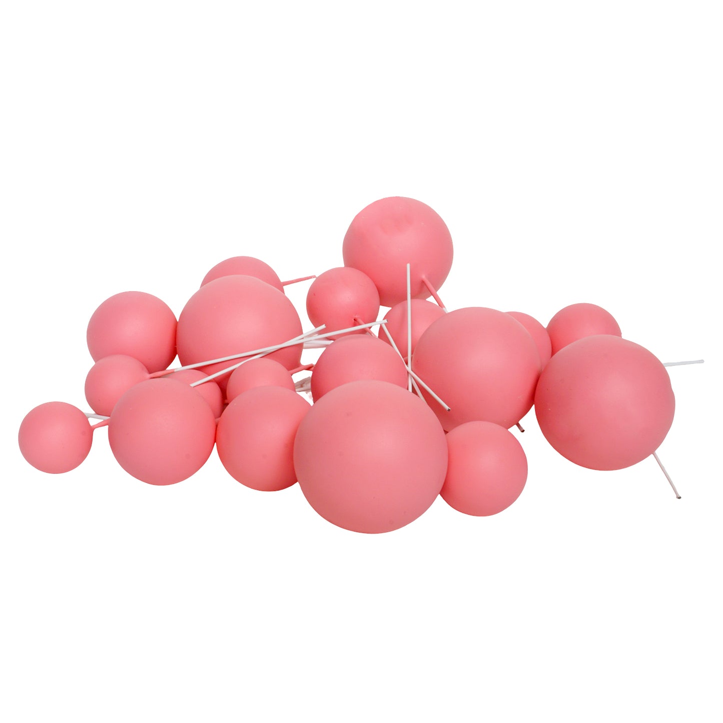 Deko Kugeln Set rosa ( 20 Stück )