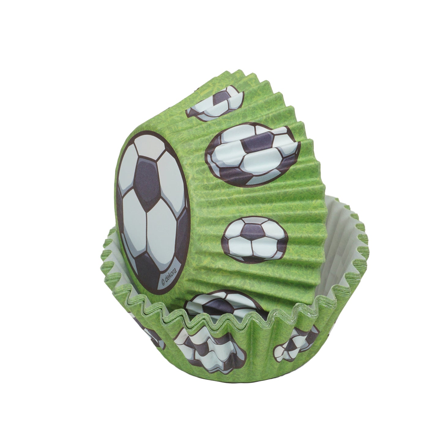 Muffinförmchen Fußball! grün 25 Stück