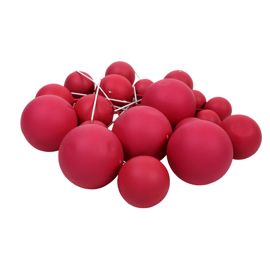 Deko Kugeln Set Raspberry ( 20 Stück )