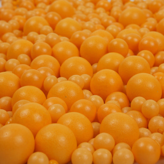 SD pearls  Zuckerperlen Orange Mix 3,4,5,7,10mm 100g 2