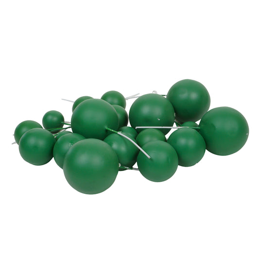 Deko Kugeln Set waldgrün ( 20 Stück )
