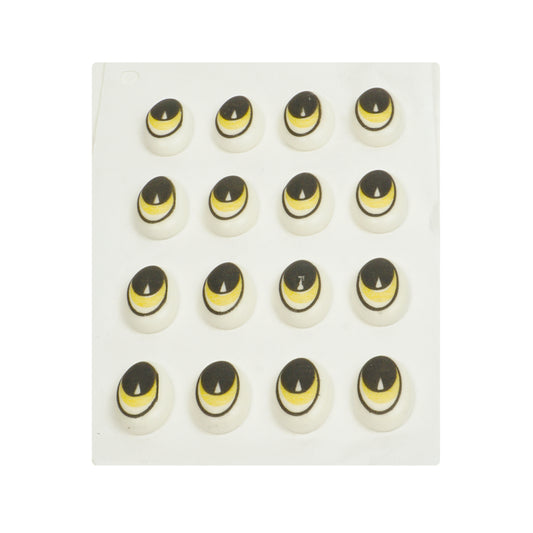 Augen Groß Zucker 16 Stück / Blau / Gelb / Braun / Grün