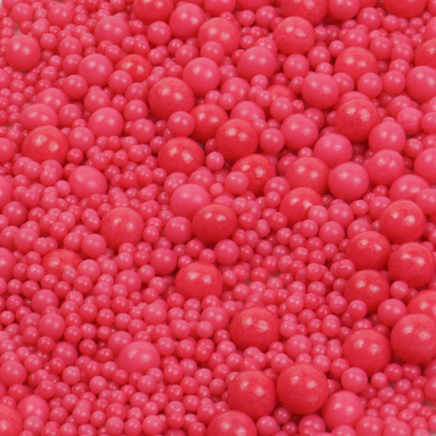 Zuckerperlen Himbeere Mix 3,4,5,7,10mm 100g /2