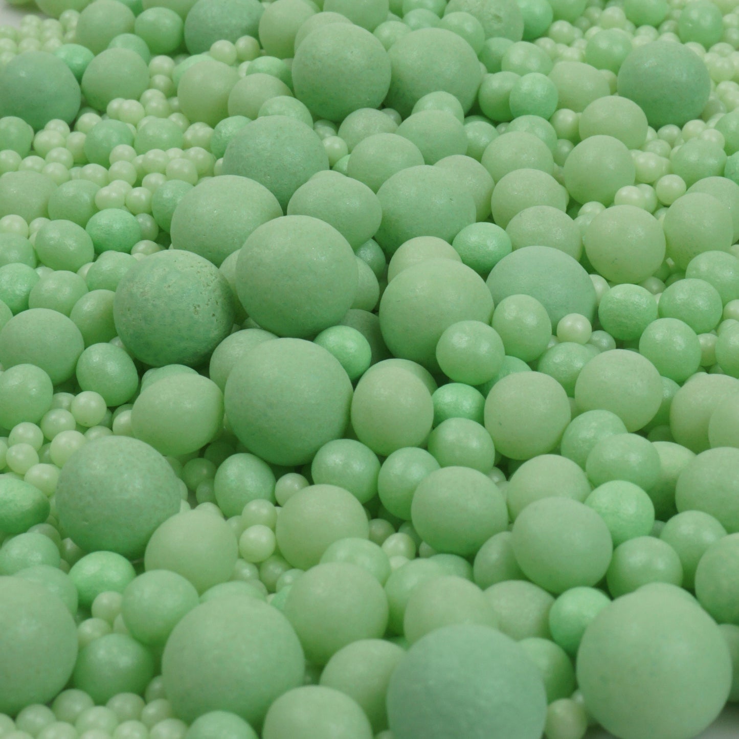 Zuckerperlen Salbei /Eucalyptus Mix 3,4,5,7,10mm 100g /2